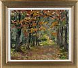 PATH IN THE WOODS by Rowland Hill RUA at Ross's Online Art Auctions