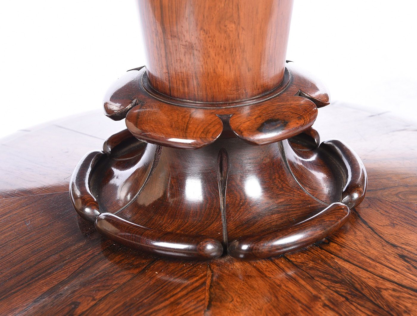 WILLIAM IV ROSEWOOD TURN OVER LEAF TEA TABLE at Ross's Online Art Auctions