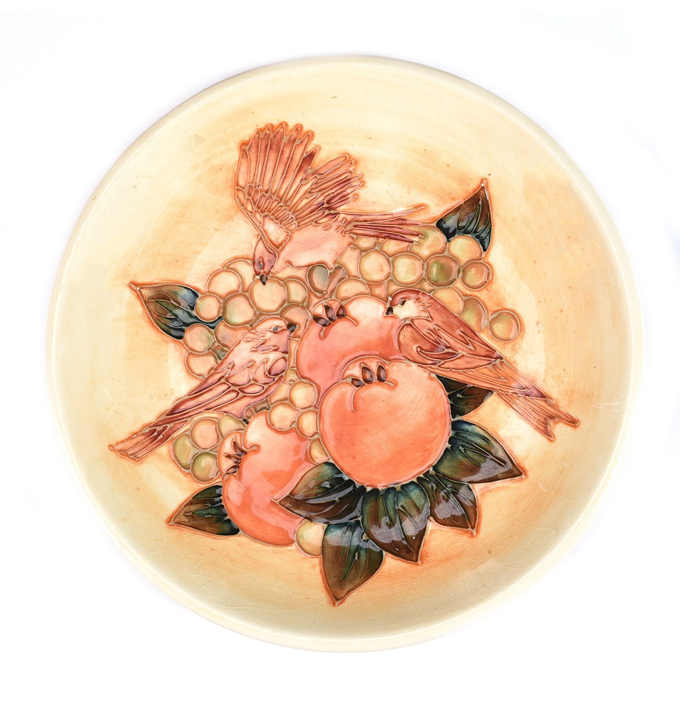 MOORCROFT PLATE at Ross's Online Art Auctions