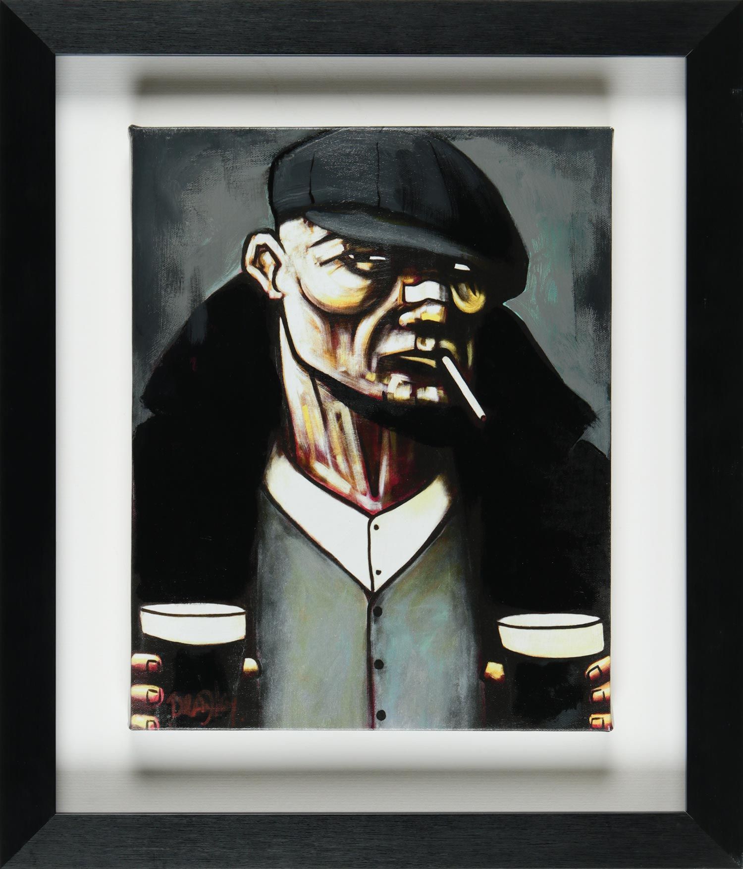 BELFAST DOCKER I by Terry Bradley at Ross's Online Art Auctions