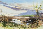 DUNDRUM BAY AT LOW TIDE by Irish School at Ross's Online Art Auctions