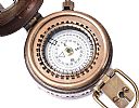BRASS CASED COMPASS at Ross's Online Art Auctions