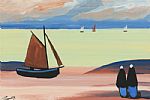 VIEW ACROSS THE BAY by J.P. Rooney at Ross's Online Art Auctions