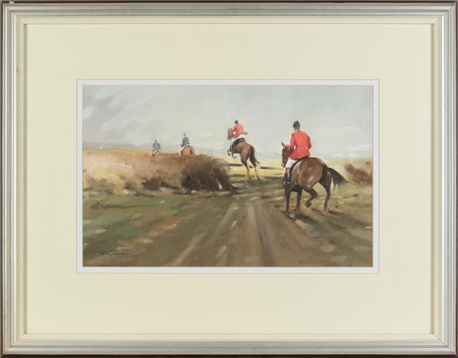 THE HUNT by David Gilchrist at Ross's Online Art Auctions