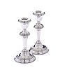 PAIR OF SILVER CANDLESTICKS at Ross's Online Art Auctions