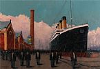 TITANIC & THE PUMPHOUSE by Colin H. Davidson at Ross's Online Art Auctions