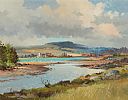 DOE CASTLE FROM LACKAGH BRIDGE, DONEGAL by David Long UWS at Ross's Online Art Auctions