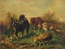 CATTLE & SHEEP by English School at Ross's Online Art Auctions