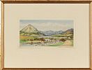 ERRIGAL & THE POISONED GLEN, DONEGAL by Robert Cresswell Boak ARCA at Ross's Online Art Auctions