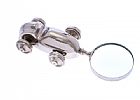 SILVER PLATED MAGNIFYING GLASS at Ross's Online Art Auctions
