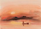 SUNSET by Trevor Castle at Ross's Online Art Auctions
