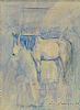 HORSE AT REST by Con Campbell at Ross's Online Art Auctions