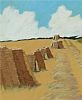 STRAW BALES by Sara Brown at Ross's Online Art Auctions