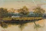 RIVER LAGAN by Irish School at Ross's Online Art Auctions