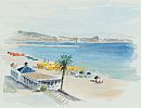 SPANISH COAST by Continental School at Ross's Online Art Auctions