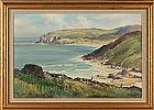 TRA NA ROSSAN BAY, DONEGAL by Rowland Hill RUA at Ross's Online Art Auctions