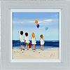 BALLOONS ON THE BEACH by Michelle Carlin at Ross's Online Art Auctions