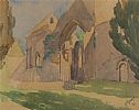 CHURCH RUINS by Olive Henry RUA at Ross's Online Art Auctions