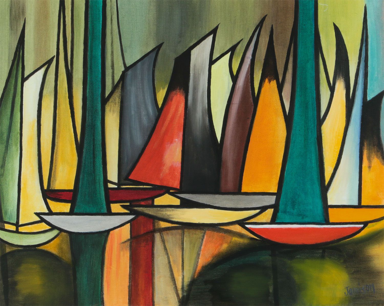 REFLECTIONS by Sam Jamison at Ross's Online Art Auctions