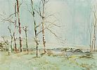 BIRCHES, LAGAN VALLEY PARK by George C. Morrison RUA at Ross's Online Art Auctions