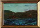 SEA LOUGH & MOUNTAINS by Harry C. Reid HRUA at Ross's Online Art Auctions
