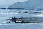 COTTAGES BY THE ATLANTIC by Denise Ferran RUA at Ross's Online Art Auctions