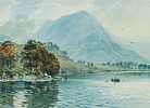 BOAT ON THE LOUGH by Henry R. Wilkinson at Ross's Online Art Auctions