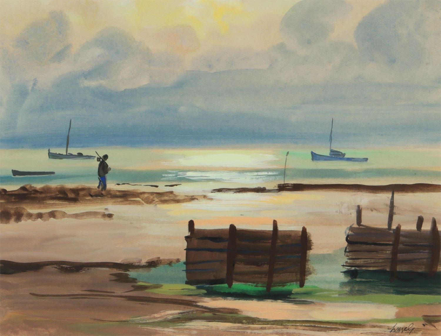 EARLY START by Norah McGuinness HRHA at Ross's Online Art Auctions