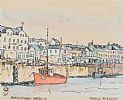 PORTSTEWART HARBOUR by Maurice McAleese at Ross's Online Art Auctions