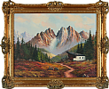 ALPINE SCENE by William Yeaman at Ross's Online Art Auctions