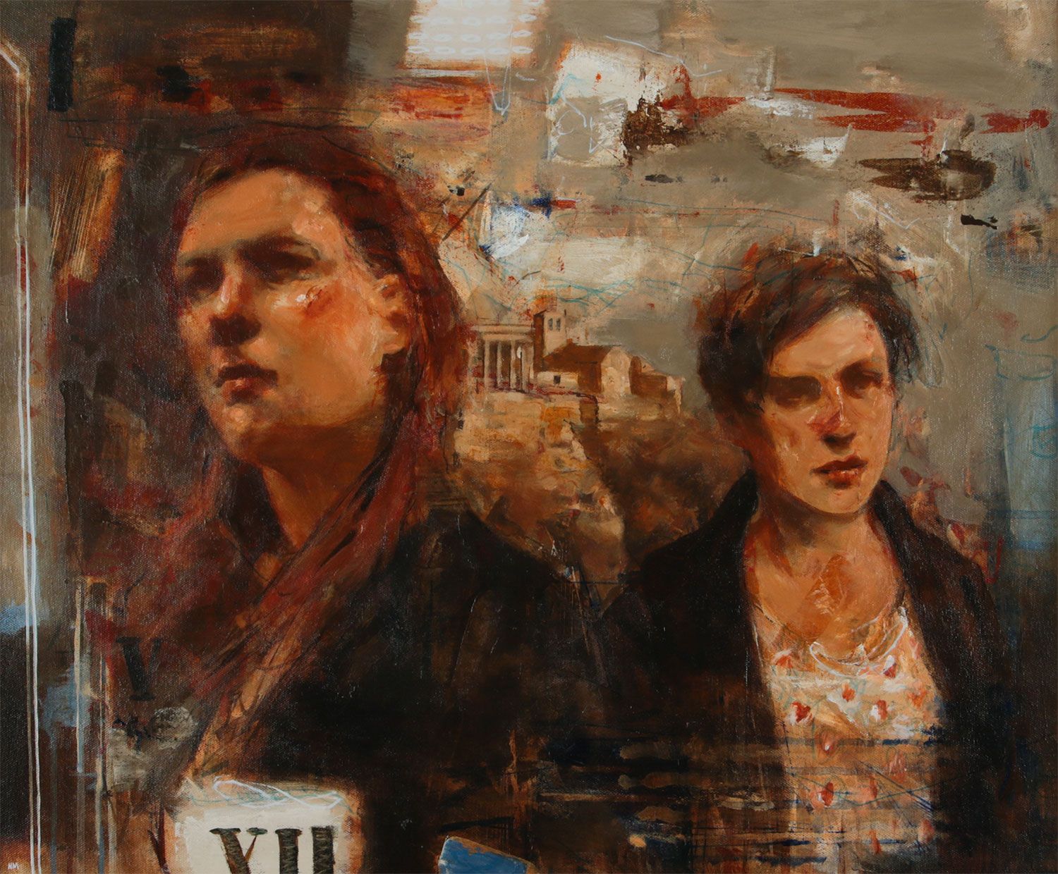 THE TRAVELLERS by Noel Murphy at Ross's Online Art Auctions