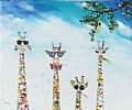 GIRAFFES by Evelina Vine at Ross's Online Art Auctions