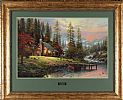 A PEACEFUL RETREAT by Thomas Kinkade at Ross's Online Art Auctions