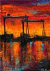 H & W THE DOCKS by John Stewart at Ross's Online Art Auctions