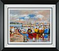 BOATS IN HOWTH HARBOUR, COUNTY DUBLIN by Niall Campion at Ross's Online Art Auctions