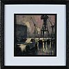 QUEENS ROAD, CARS & CRANES by Colin H. Davidson at Ross's Online Art Auctions