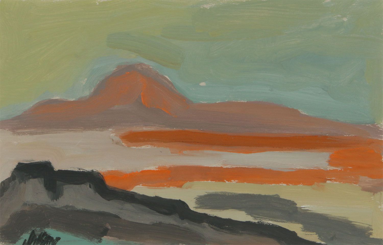 LANDSCAPE & MOUNTAIN by Markey Robinson at Ross's Online Art Auctions