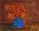 BLUE VASE WITH FLOWERS by Harry C. Reid HRUA at Ross's Online Art Auctions
