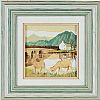 DONKEYS BY THE RIVER & TWO OTHERS by Elizabeth Shaw at Ross's Online Art Auctions