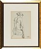 FEMALE NUDE MODEL by From The Studio Of Roderic O'Conor at Ross's Online Art Auctions