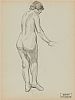 FEMALE NUDE MODEL by From The Studio Of Roderic O'Conor at Ross's Online Art Auctions