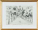 TREE LINED AVENUE by Maurice Canning Wilks ARHA RUA at Ross's Online Art Auctions