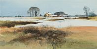 WINTER, GLARRYFORD, COUNTY ANTRIM by Martin D. Cooke at Ross's Online Art Auctions