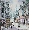WINTER STREET, PARIS by Jorge Aguilar at Ross's Online Art Auctions