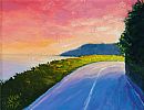 ANTRIM COAST ROAD by Una Fox at Ross's Online Art Auctions