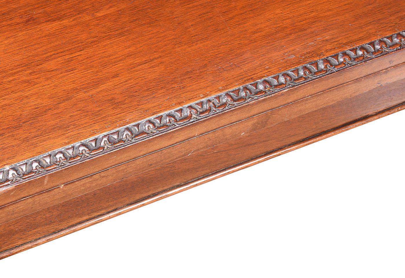 EDWARDIAN MAHOGANY TURN OVER LEAF CARD TABLE at Ross's Online Art Auctions