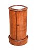 VICTORIAN MAHOGANY CYLINDER PEDESTAL at Ross's Online Art Auctions