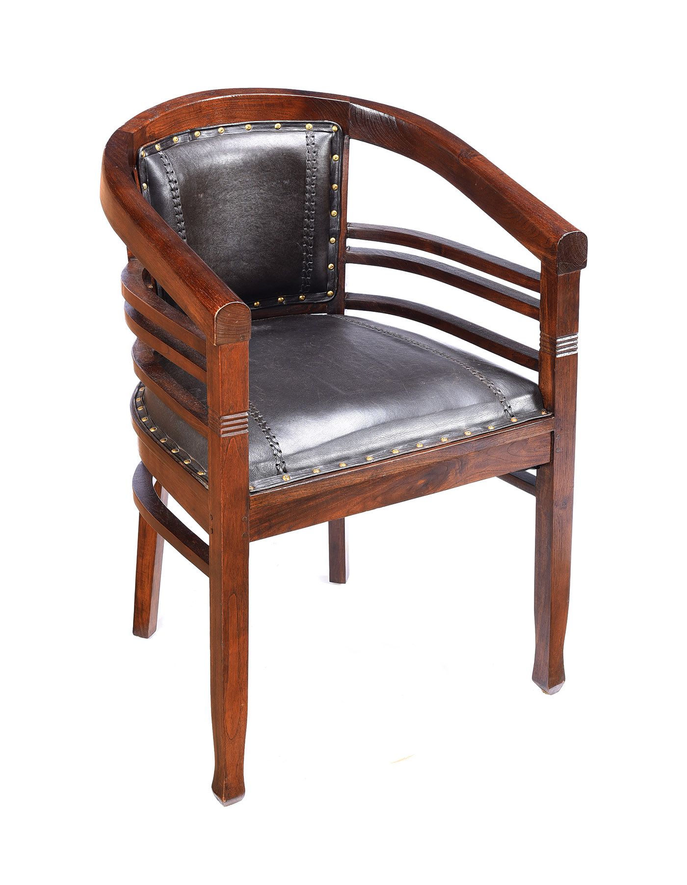 MAHOGANY TUB CHAIR at Ross's Online Art Auctions