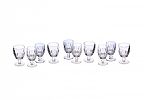 TEN WATERFORD CRYSTAL WINE GLASSES at Ross's Online Art Auctions