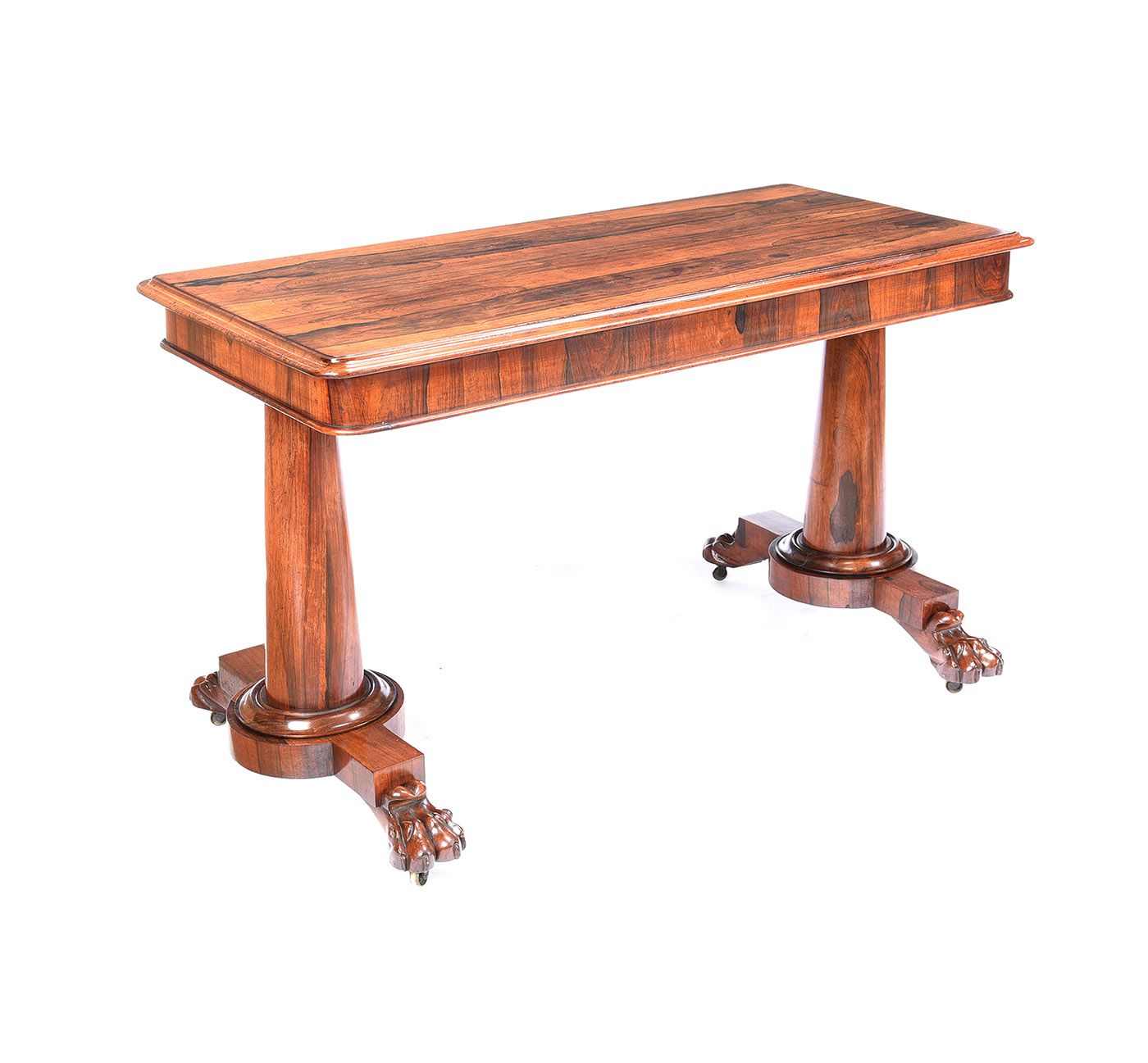 REGENCY ROSEWOOD LIBRARY TABLE at Ross's Online Art Auctions